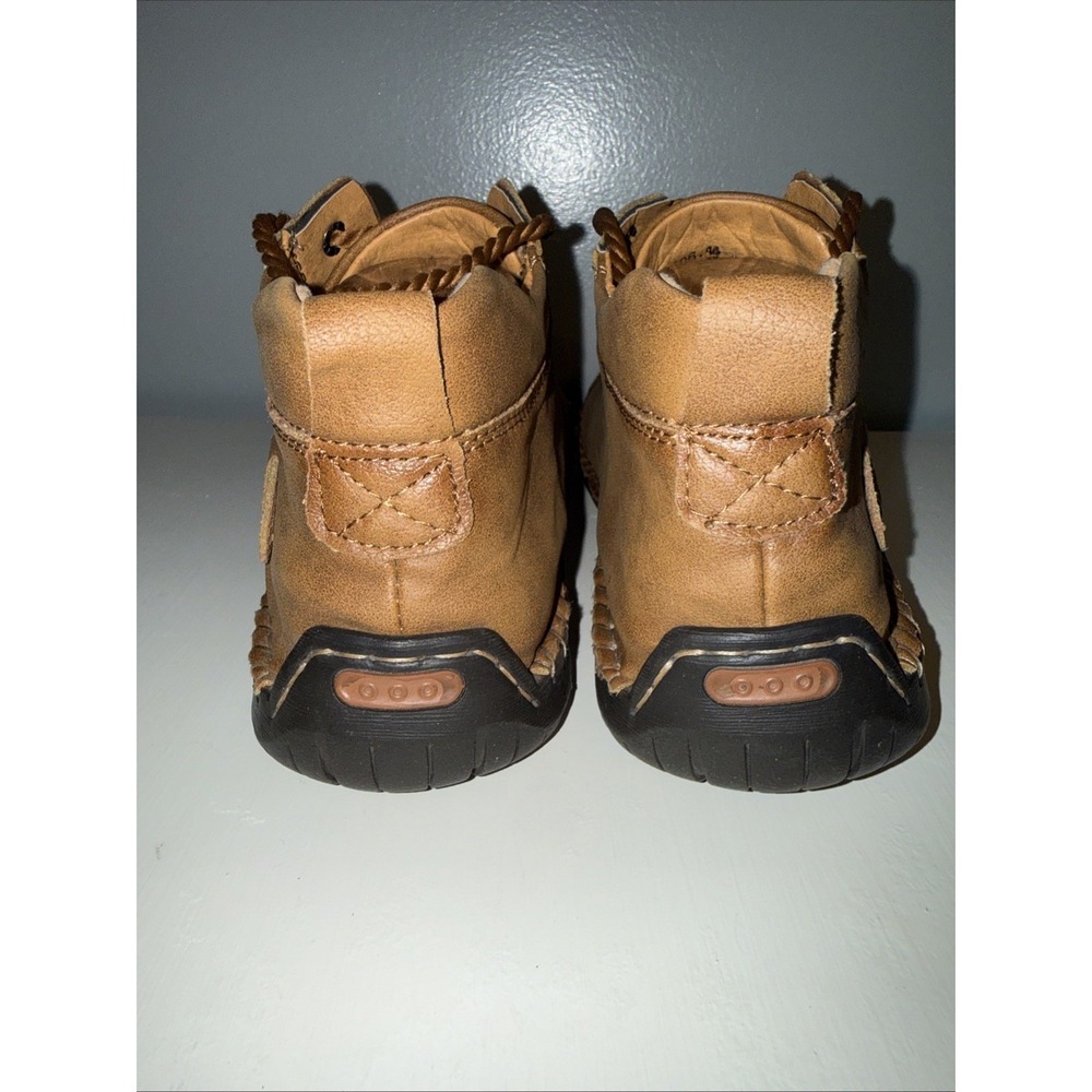 Madixa Kapda-Vintage Leather Boots-Brown Size 10 Hand Stitched Excellent Cond. - Picture 3 of 9